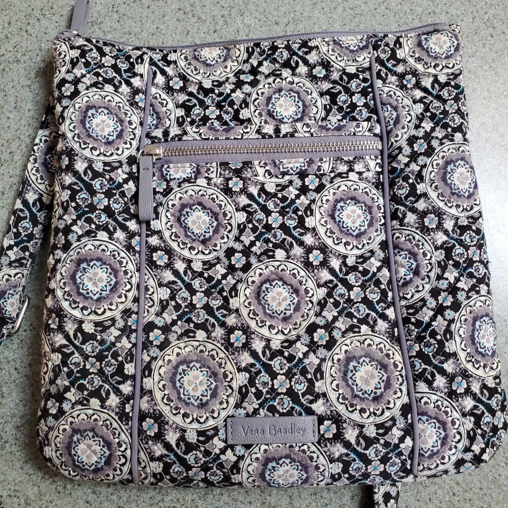 Vera Bradley Charcoal Medallion Cross Body Bag